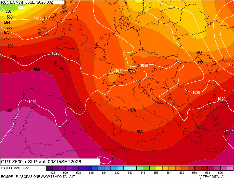 mappa 500 hPa GPT + Press SLM
