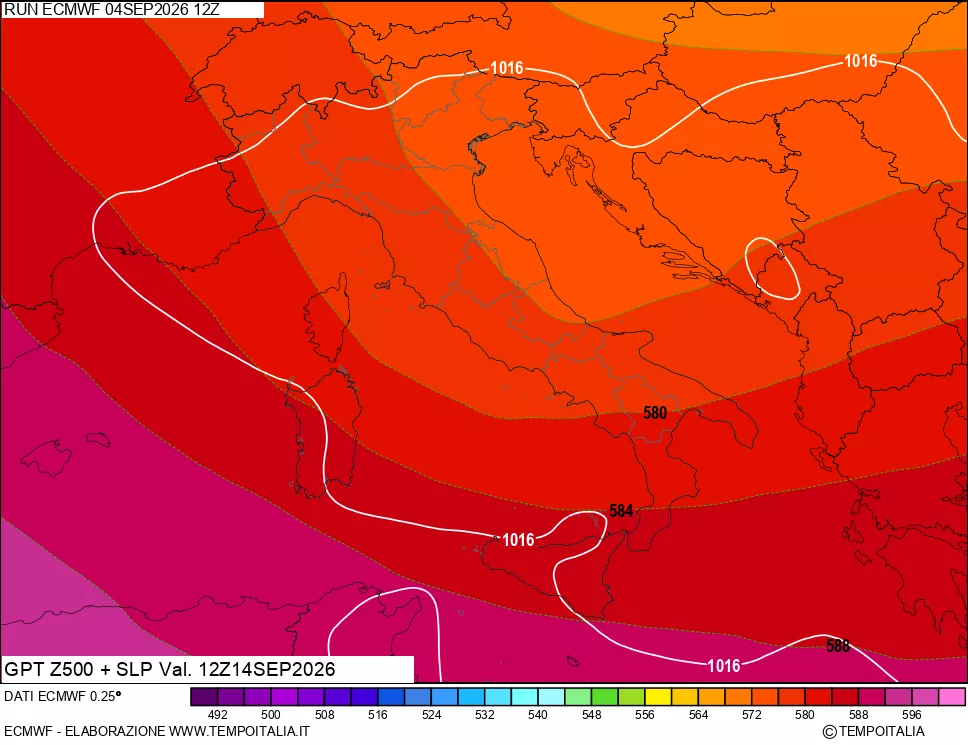 mappa 500 hPa GPT + Press SLM