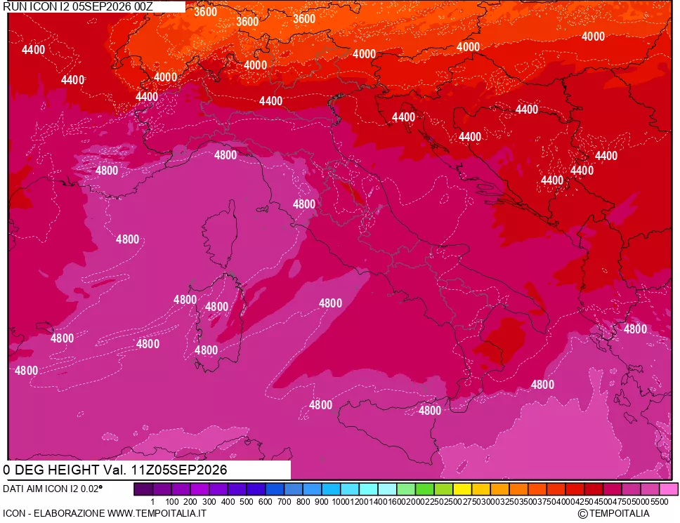 mappa Quota Zero Termico