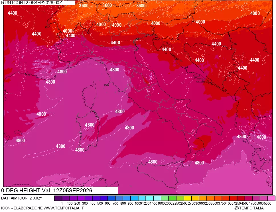 mappa Quota Zero Termico