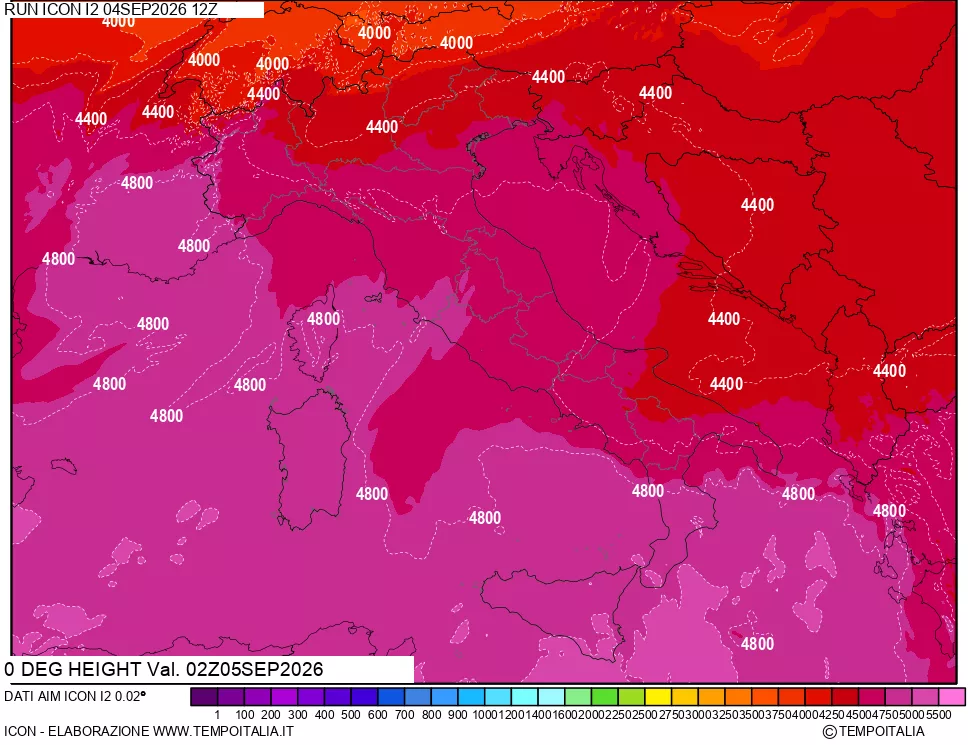 mappa Quota Zero Termico