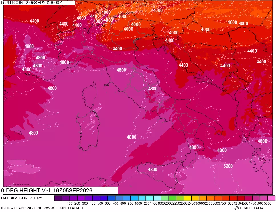 mappa Quota Zero Termico