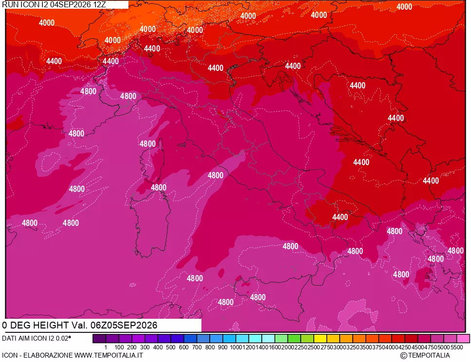 mappa Quota Zero Termico