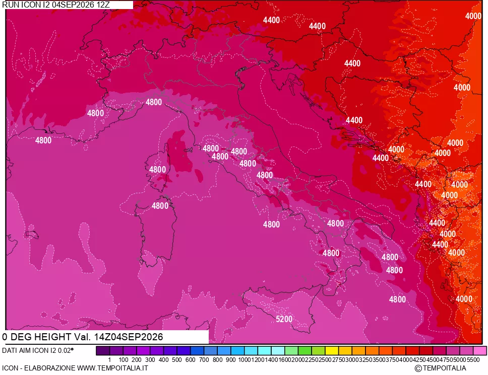 mappa Quota Zero Termico