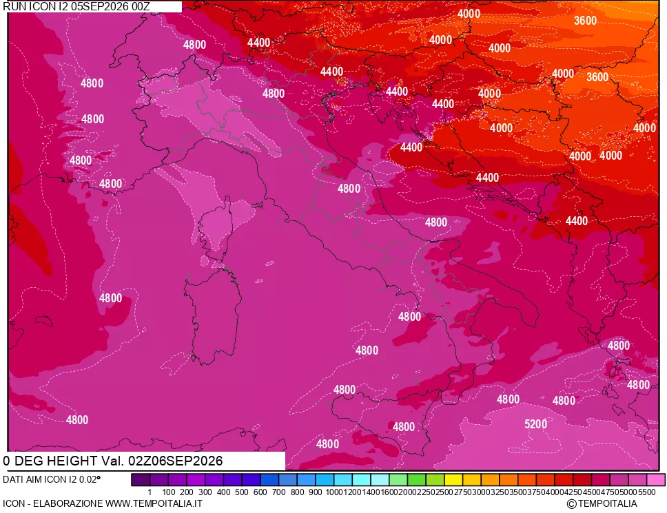 mappa Quota Zero Termico