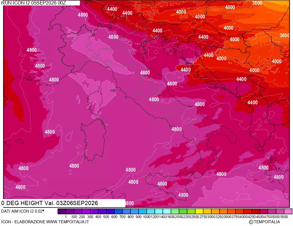 mappa Quota Zero Termico