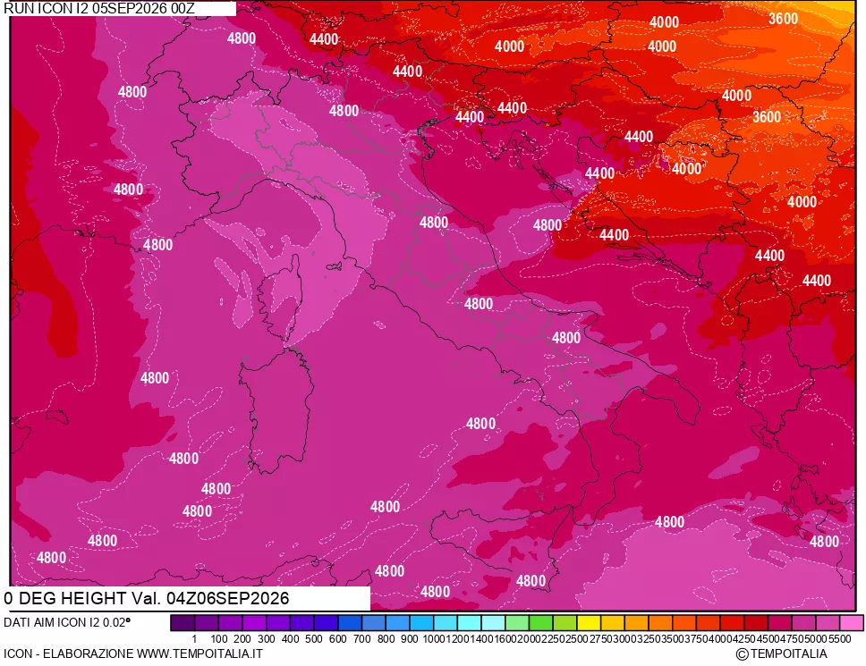mappa Quota Zero Termico