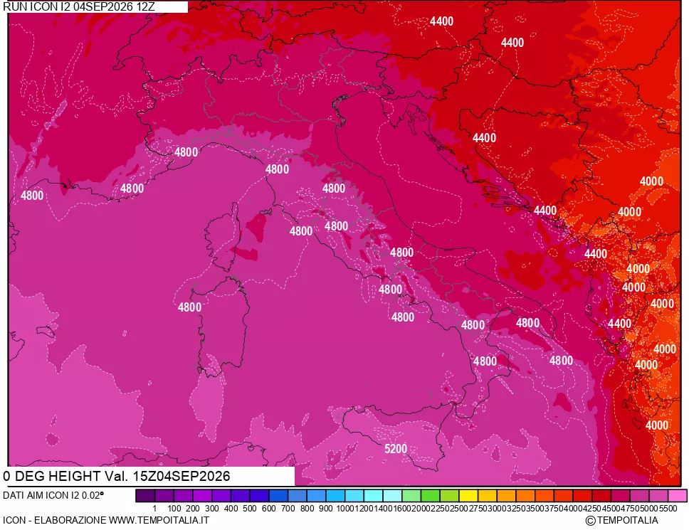 mappa Quota Zero Termico