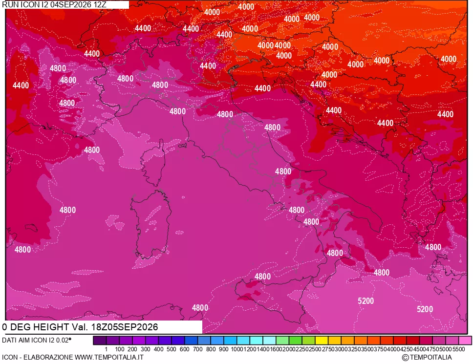 mappa Quota Zero Termico