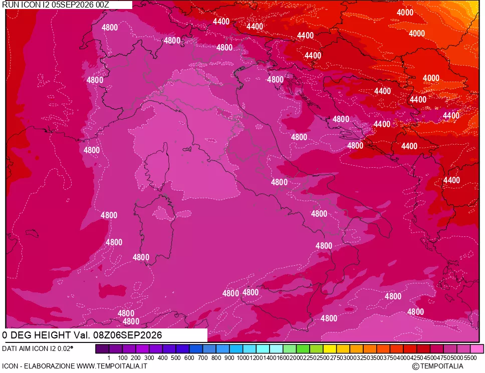 mappa Quota Zero Termico