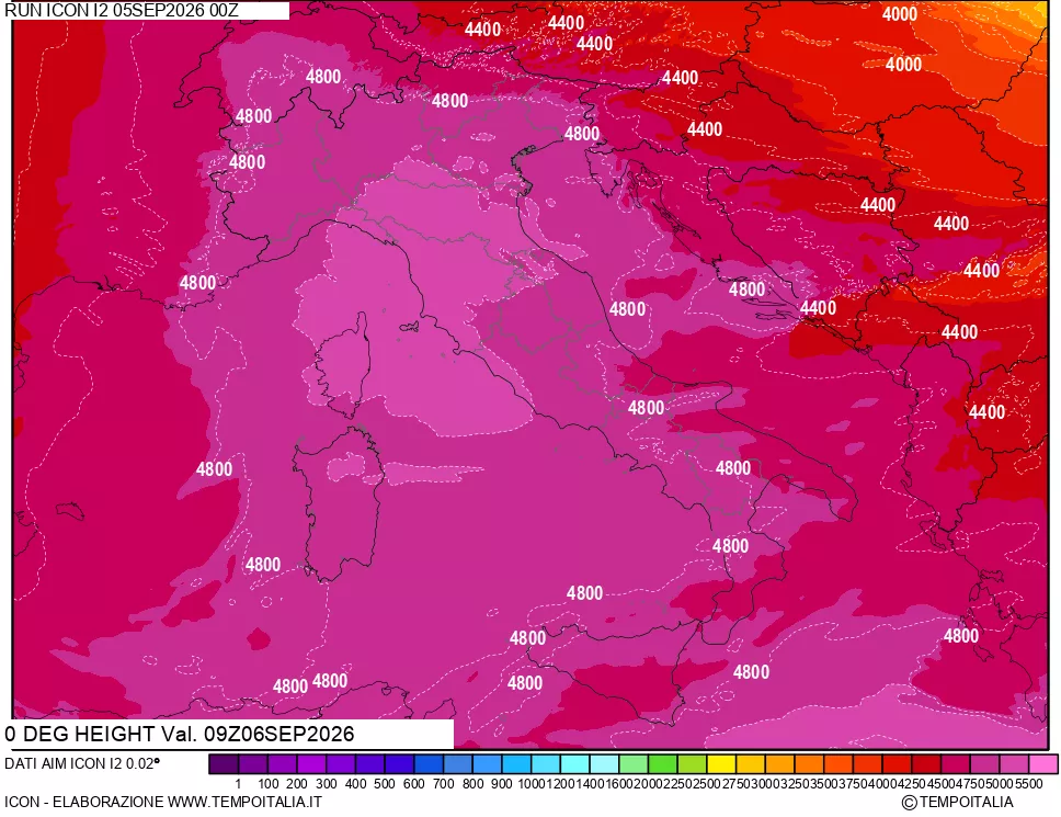 mappa Quota Zero Termico