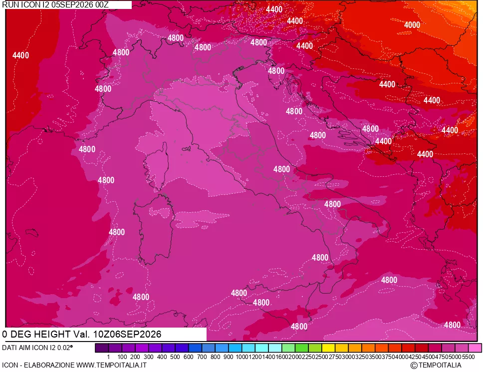 mappa Quota Zero Termico