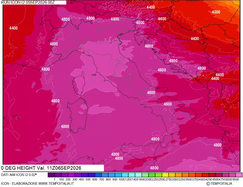 mappa Quota Zero Termico