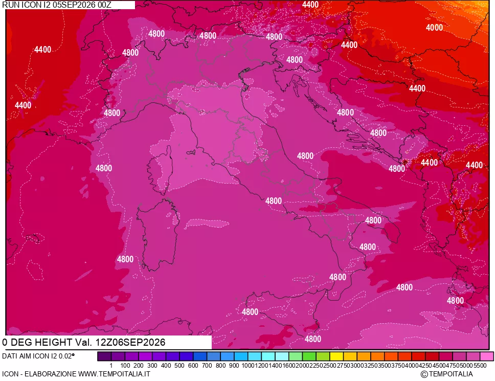 mappa Quota Zero Termico