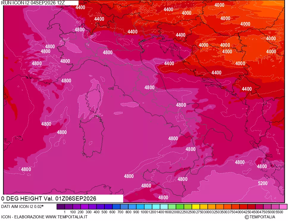 mappa Quota Zero Termico