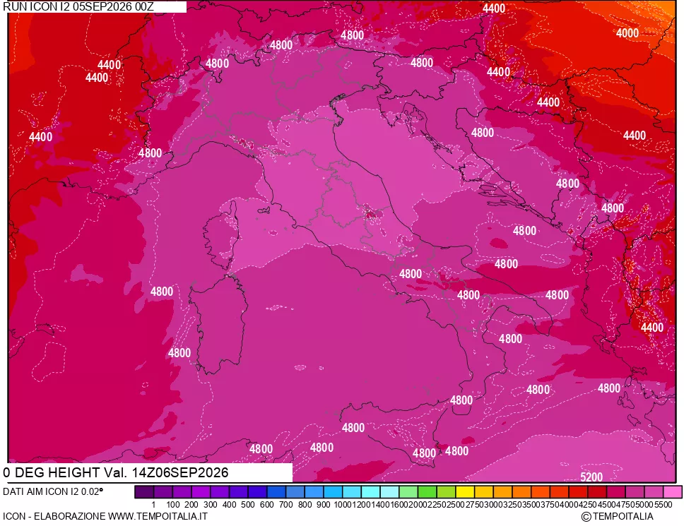 mappa Quota Zero Termico