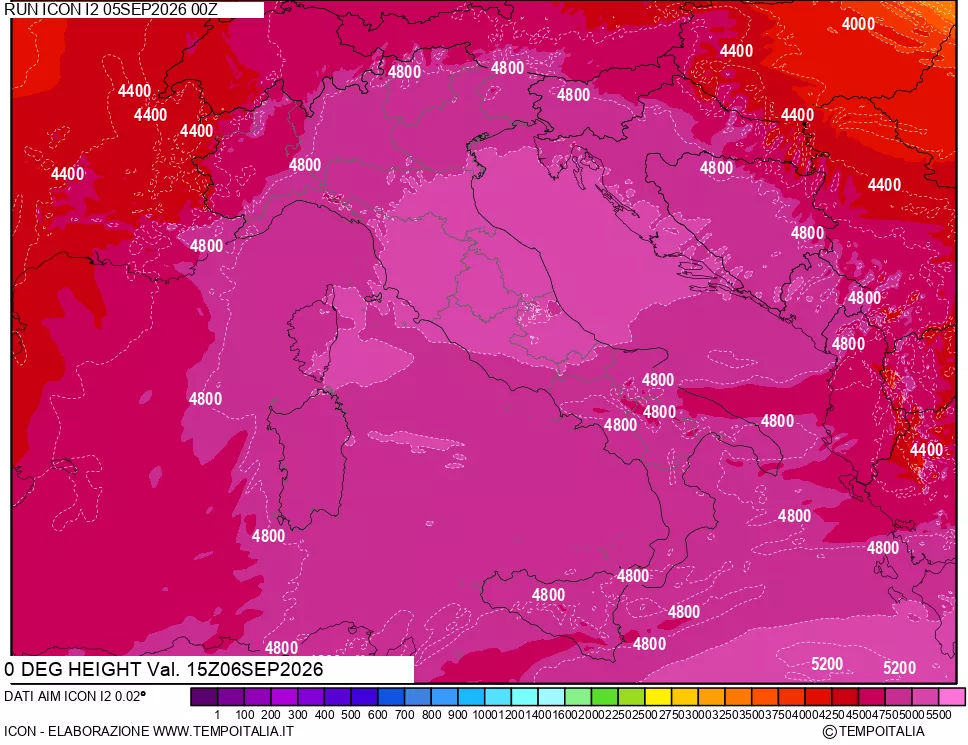 mappa Quota Zero Termico