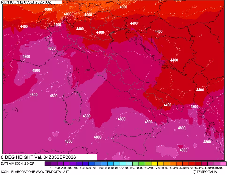 mappa Quota Zero Termico