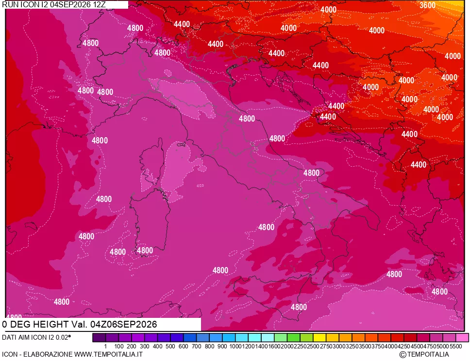 mappa Quota Zero Termico