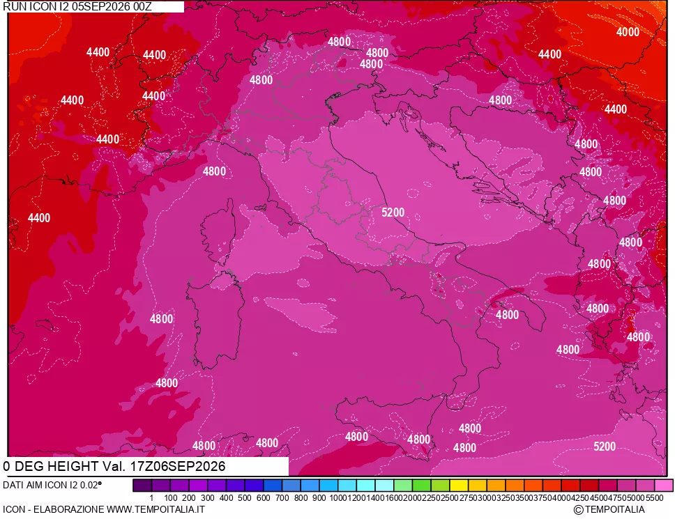 mappa Quota Zero Termico