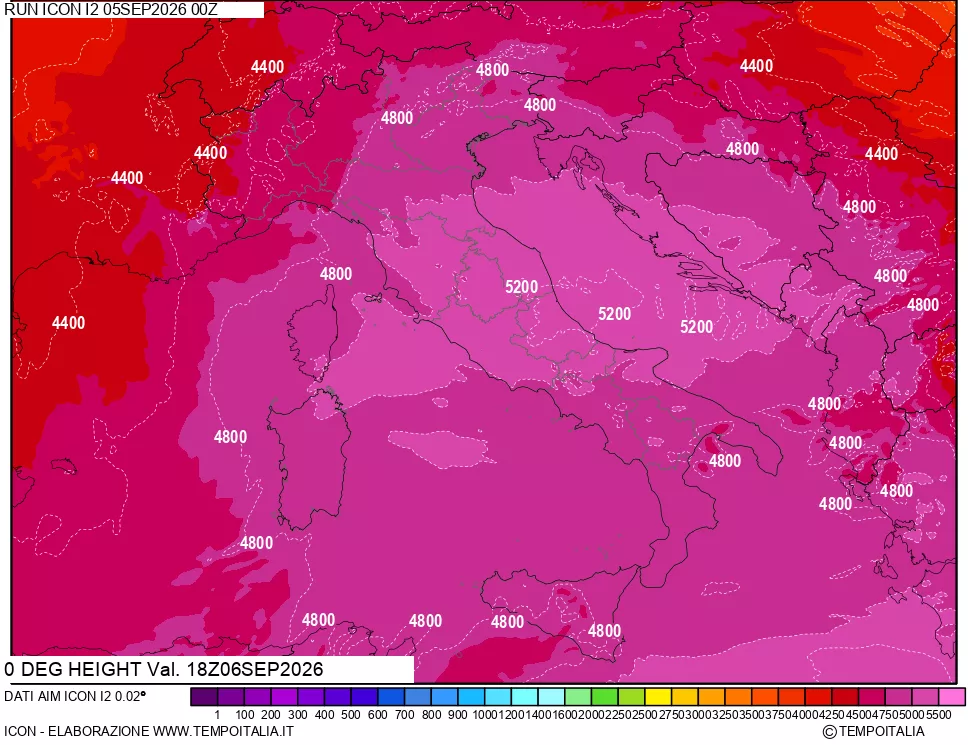 mappa Quota Zero Termico