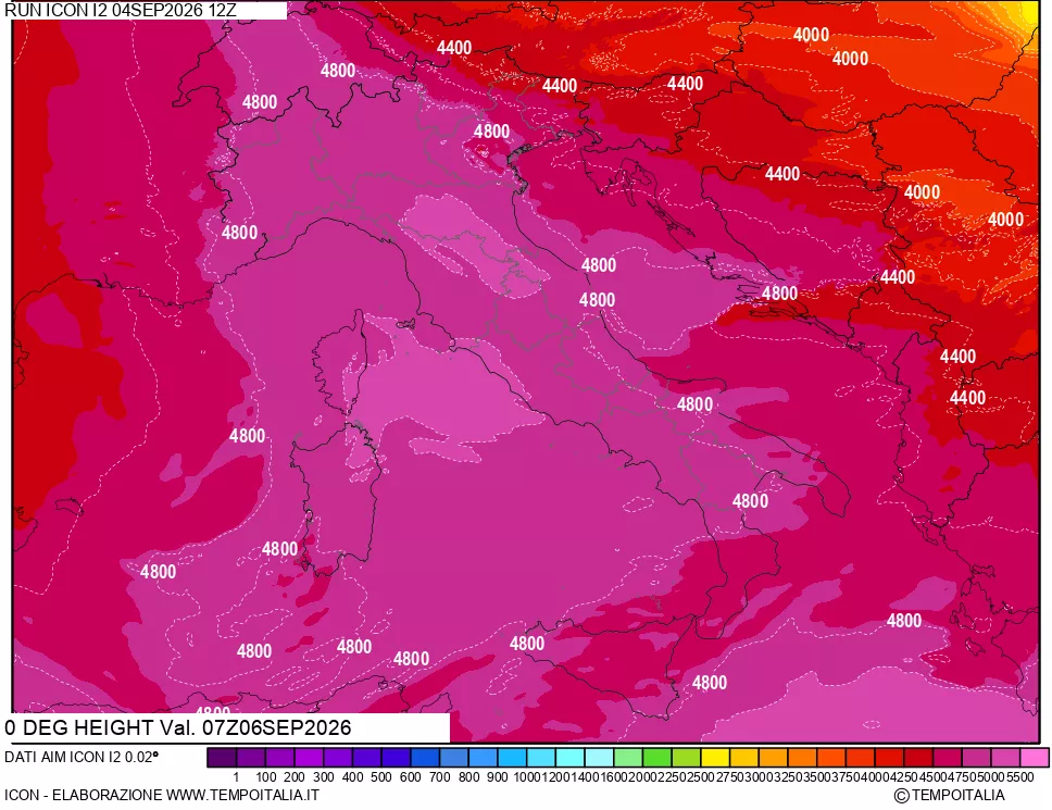 mappa Quota Zero Termico