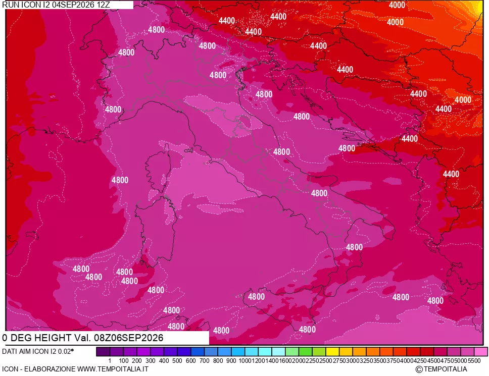 mappa Quota Zero Termico