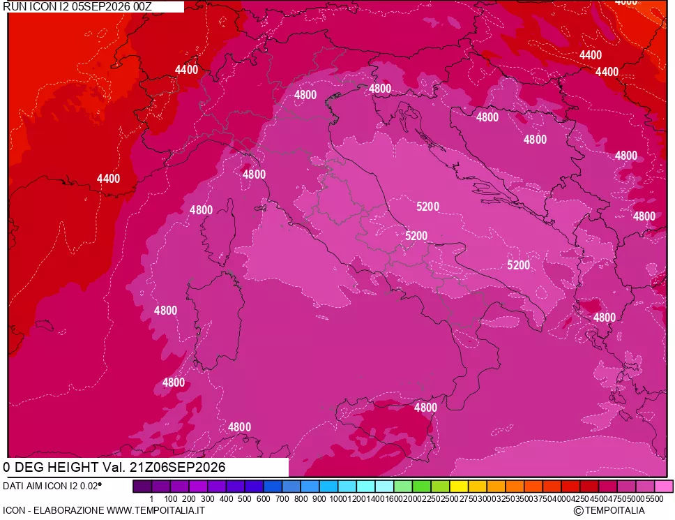mappa Quota Zero Termico