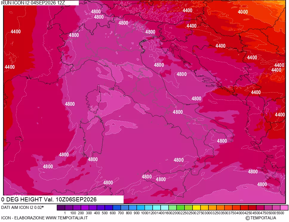 mappa Quota Zero Termico