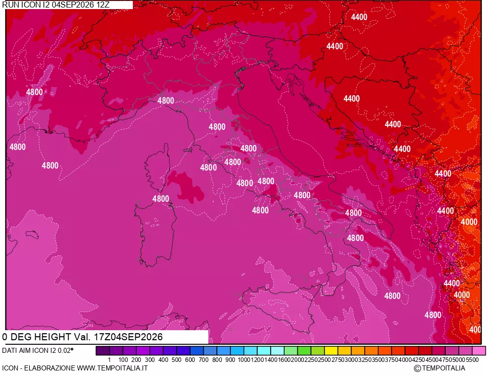 mappa Quota Zero Termico