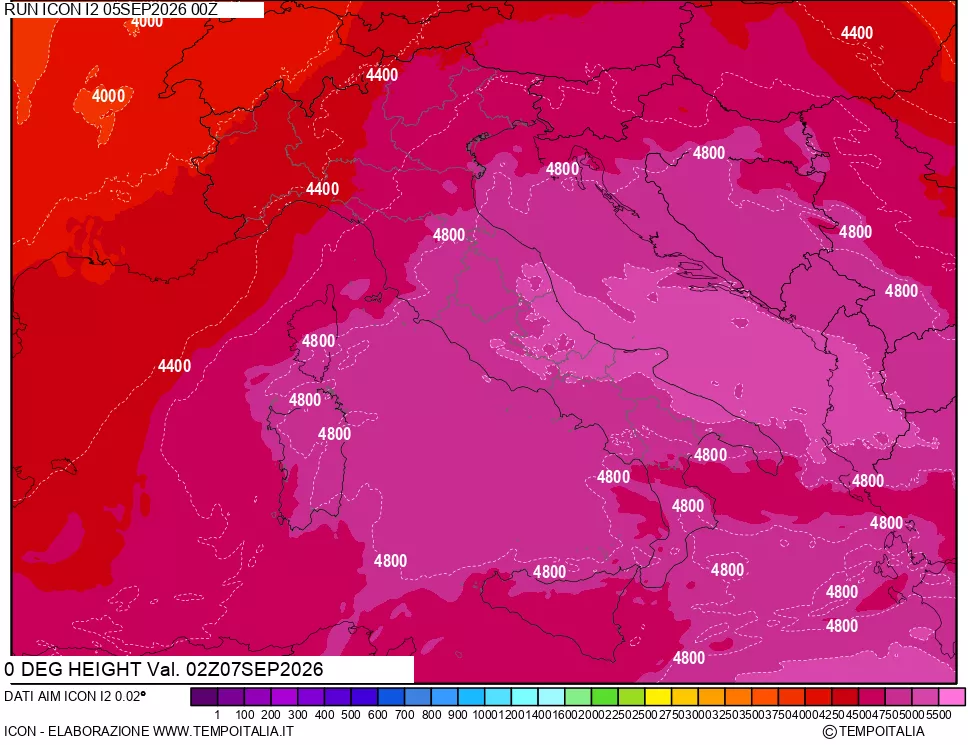 mappa Quota Zero Termico