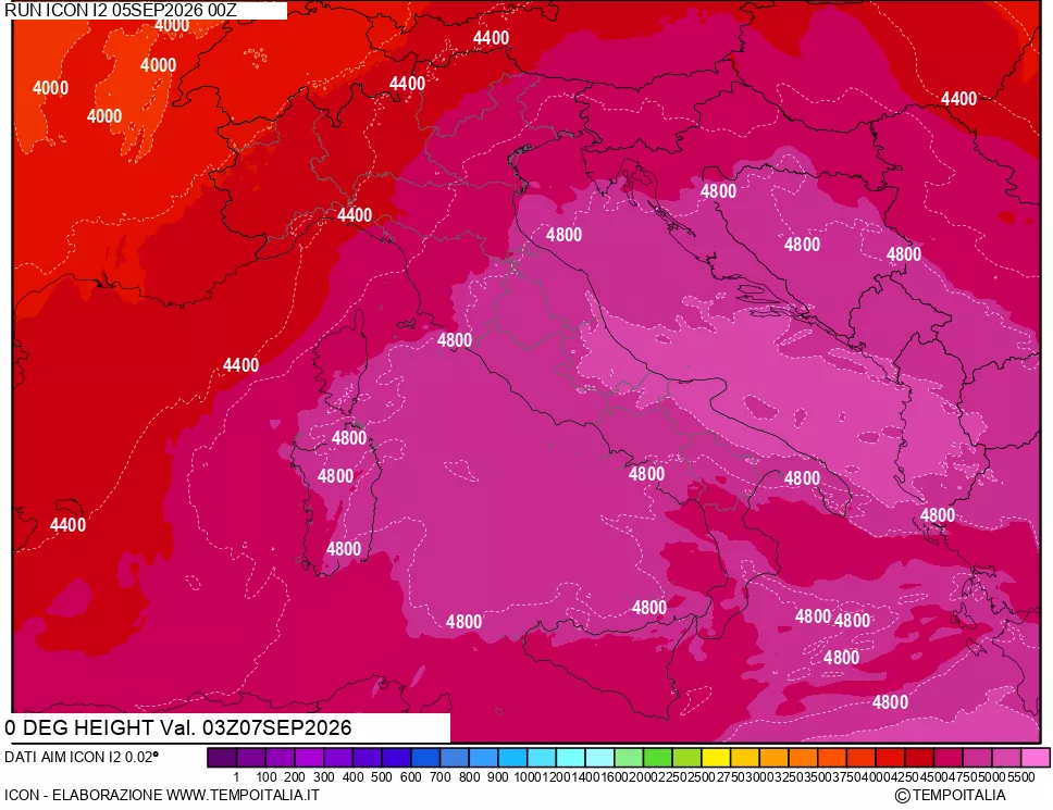 mappa Quota Zero Termico