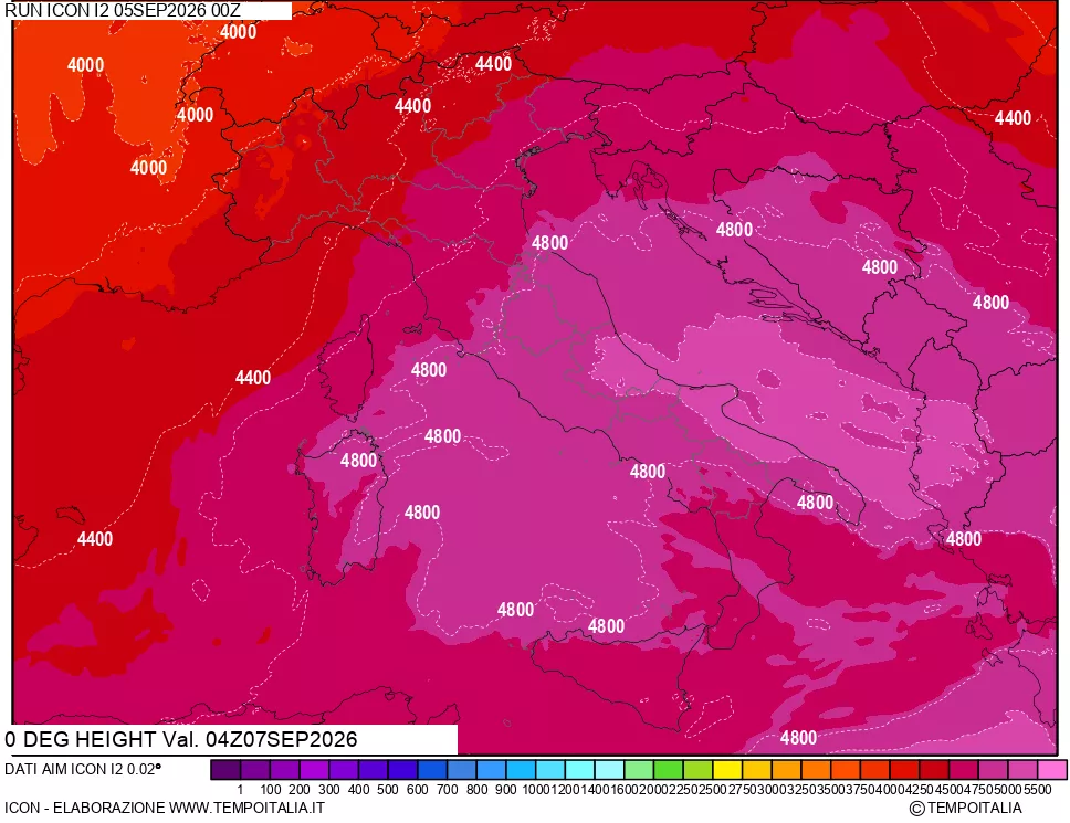 mappa Quota Zero Termico