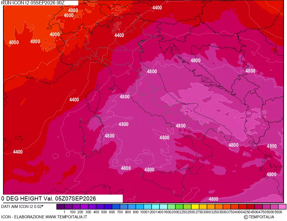 mappa Quota Zero Termico