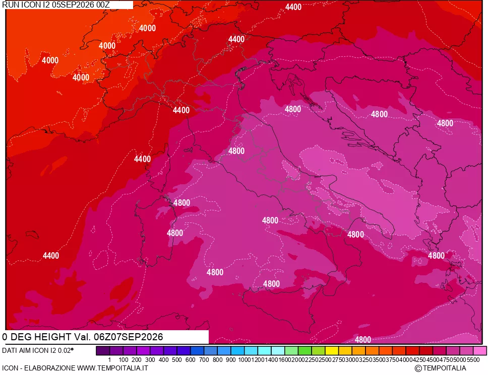 mappa Quota Zero Termico