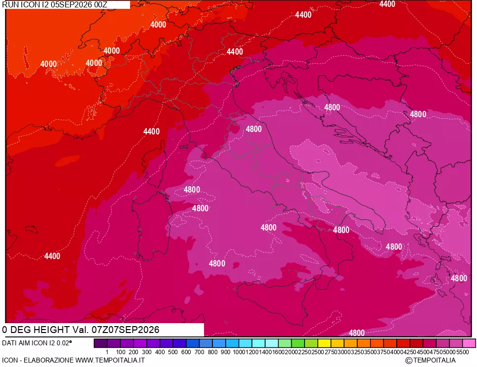 mappa Quota Zero Termico