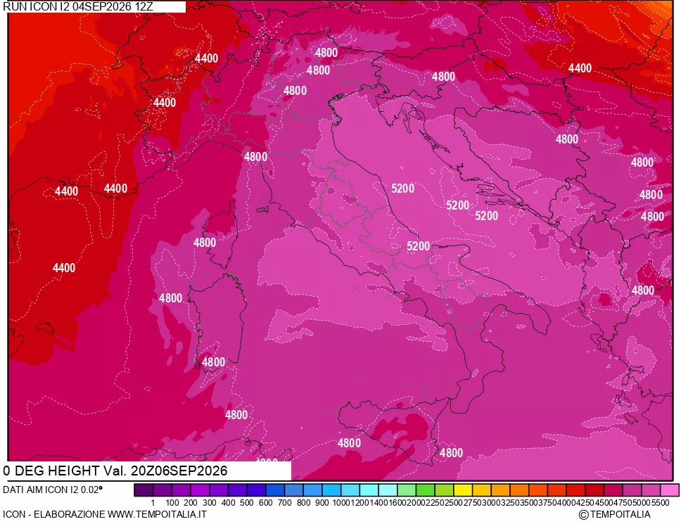 mappa Quota Zero Termico