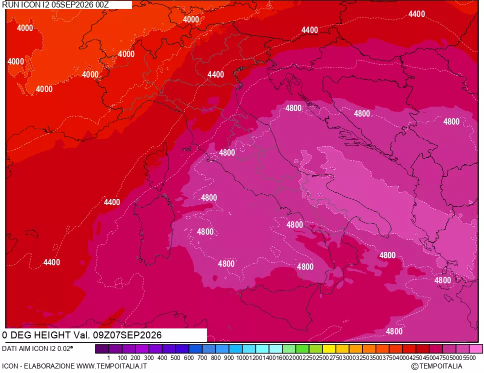 mappa Quota Zero Termico
