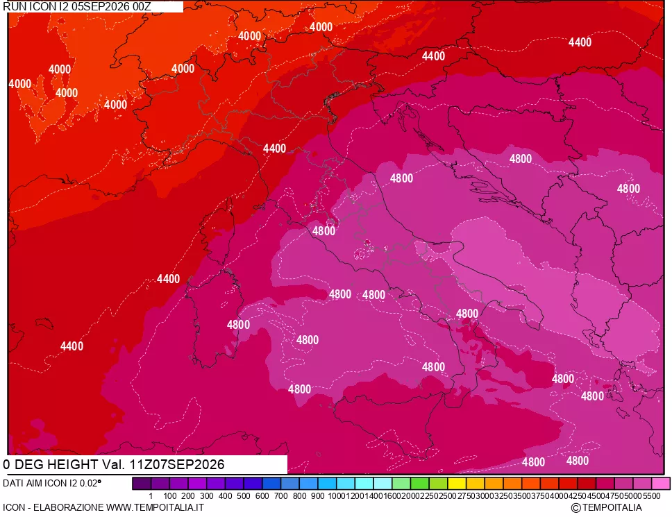 mappa Quota Zero Termico