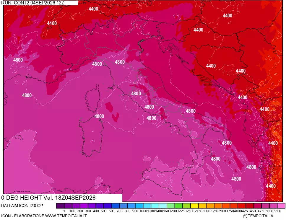 mappa Quota Zero Termico