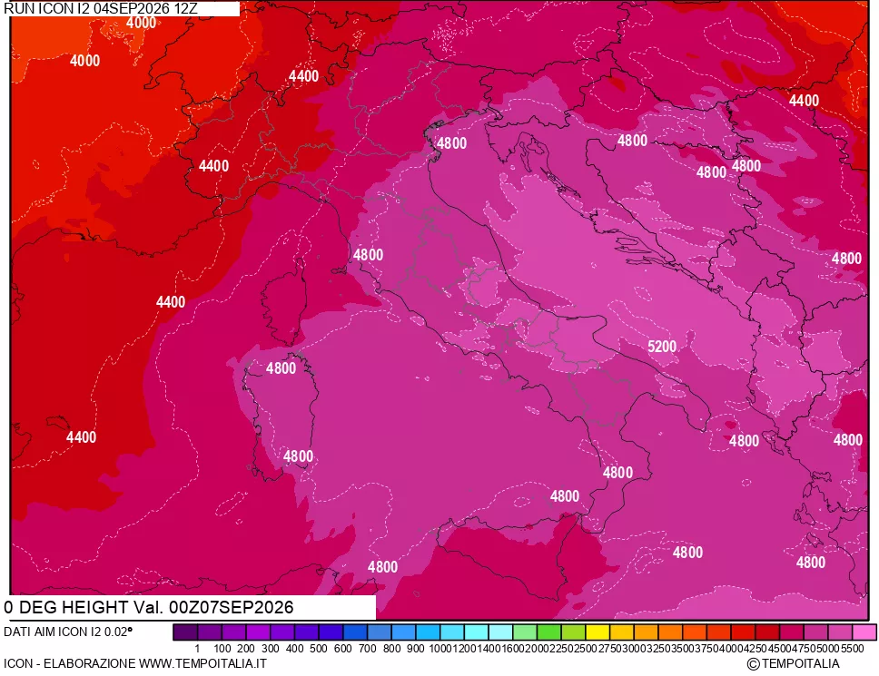 mappa Quota Zero Termico