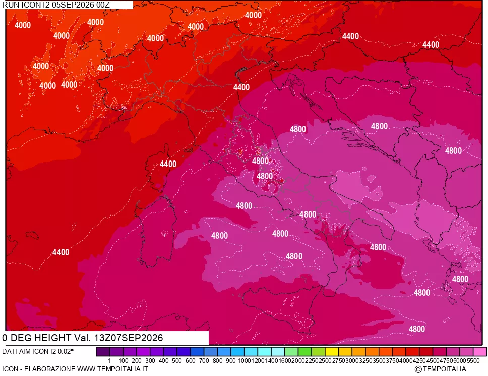 mappa Quota Zero Termico