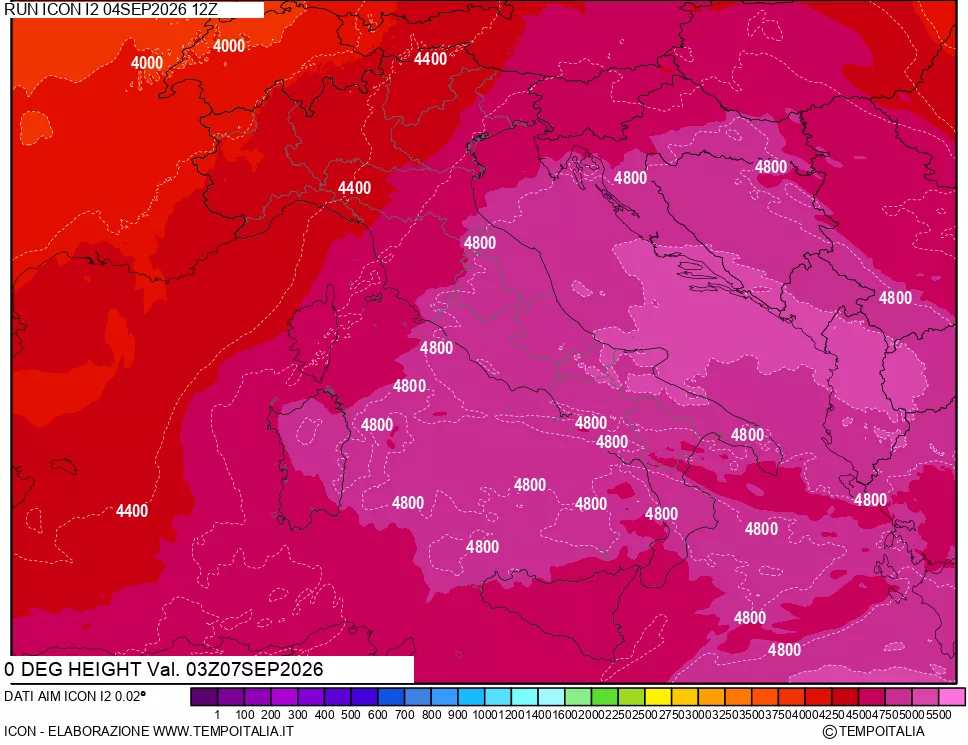 mappa Quota Zero Termico