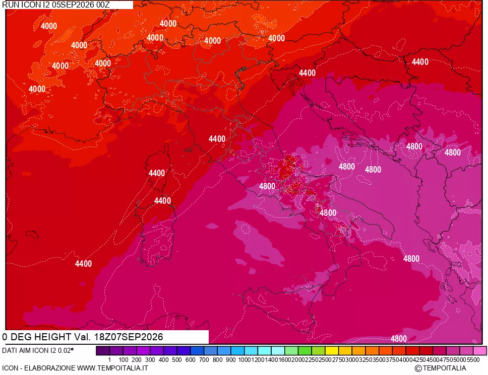 mappa Quota Zero Termico