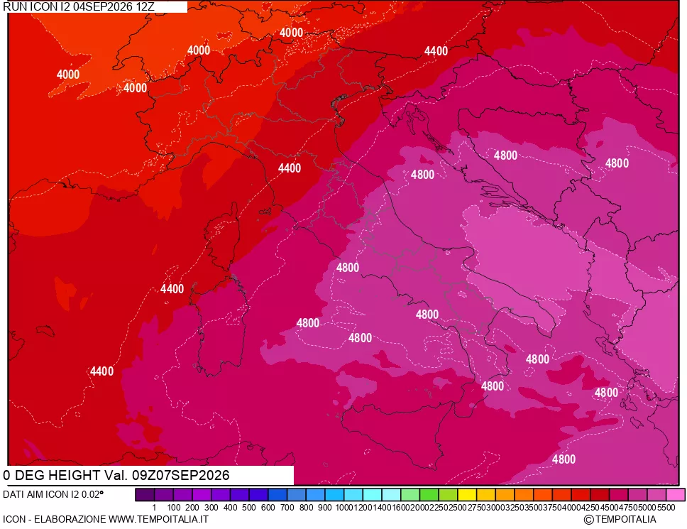mappa Quota Zero Termico