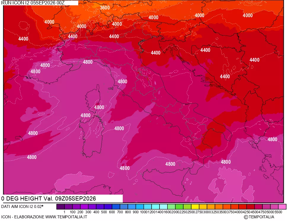 mappa Quota Zero Termico