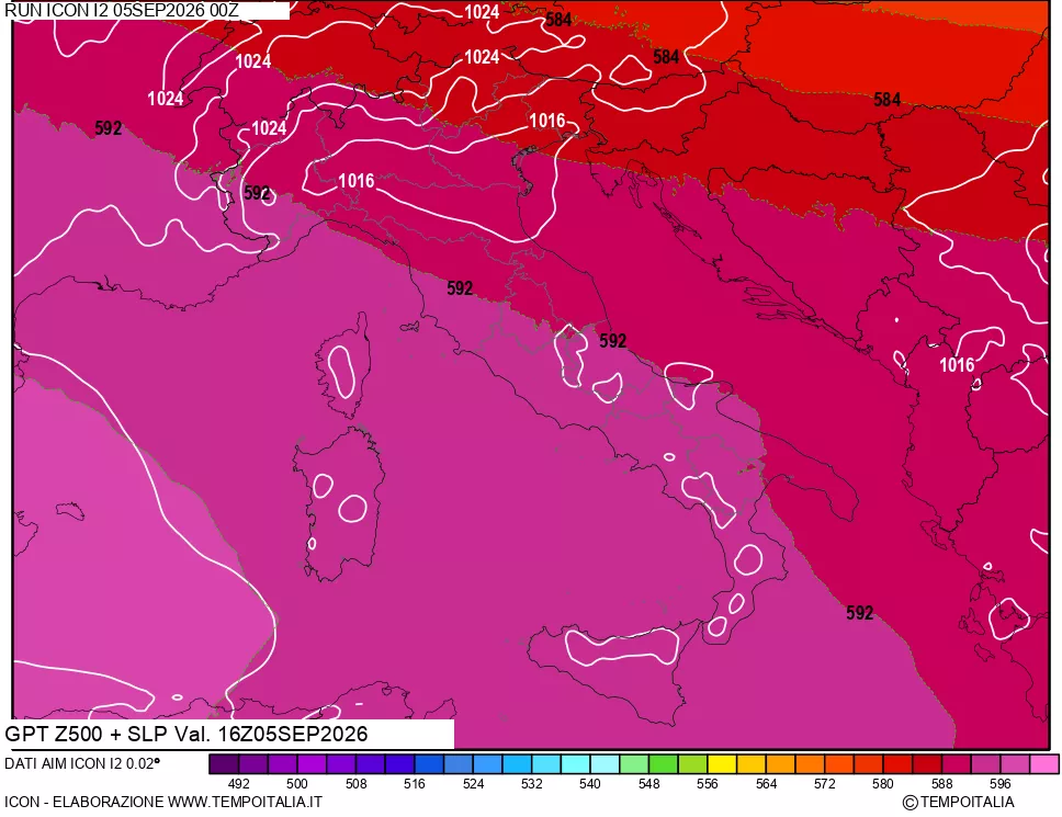 mappa 500 hPa GPT + Press SLM