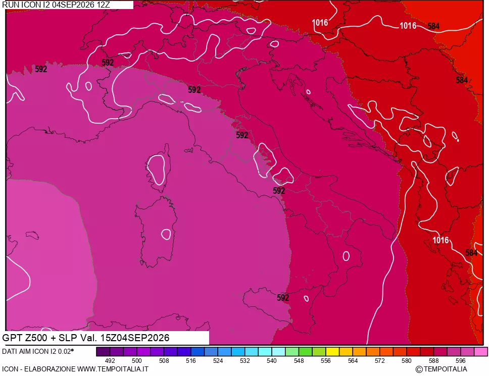 mappa 500 hPa GPT + Press SLM