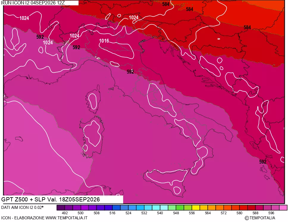 mappa 500 hPa GPT + Press SLM