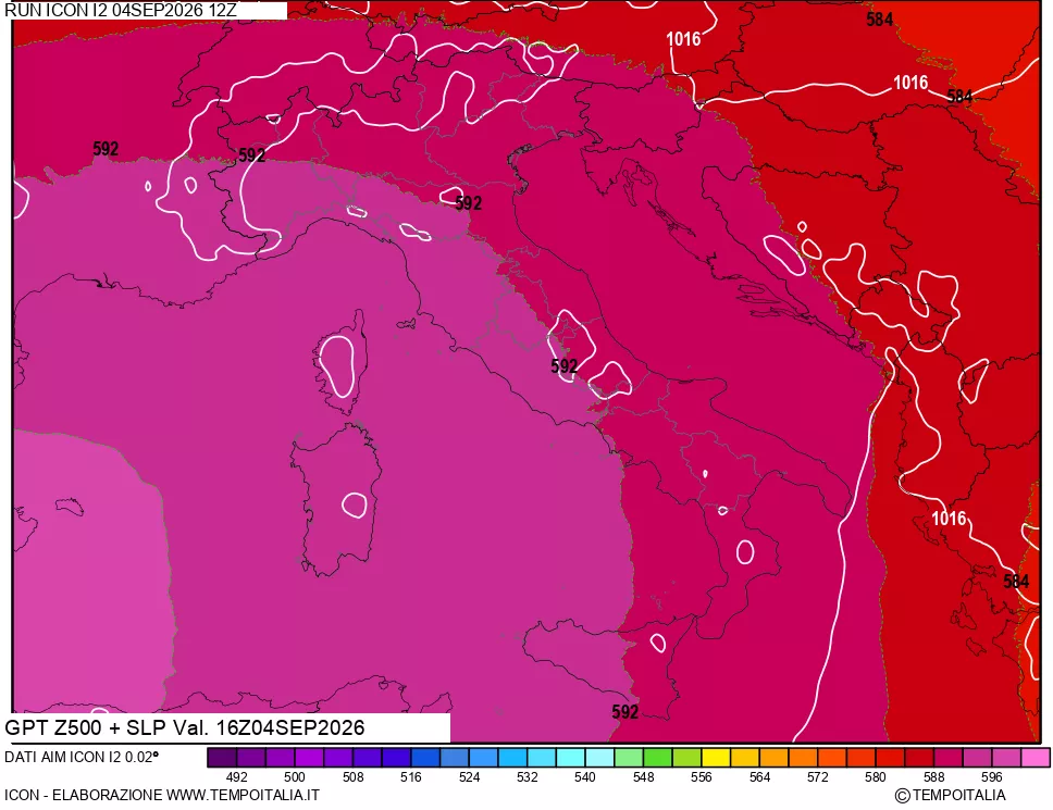 mappa 500 hPa GPT + Press SLM